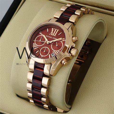 michael kors watches for men red amazon|red michael kors watch men's.